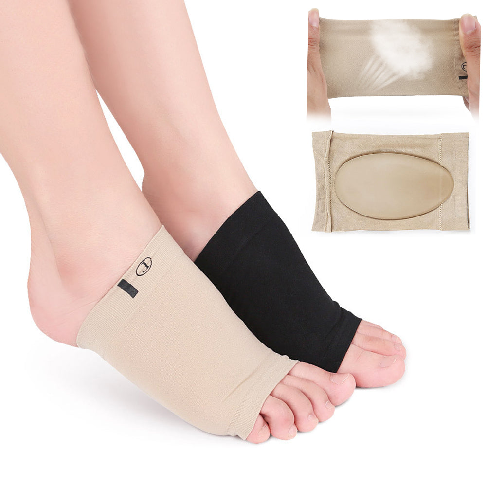 1 Pair Women Men Arch Support Sleeves Plantar Fasciitis Heel Spurs Foot Care Flat Feet Relieve Pain Orthotic Insoles Pads